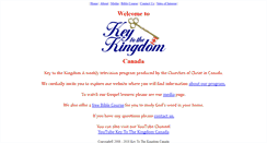 Desktop Screenshot of keytothekingdom.ca